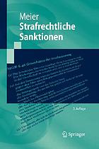 Strafrechtliche Sanktionen