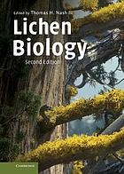 Lichen biology by Thomas H Nash