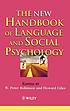 The New handbook of language and social psychology