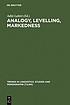Analogy, levelling, markedness : principles of... von Aditi Lahiri