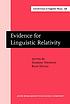 Evidence for linguistic relativity : [papers presented... by René Dirven