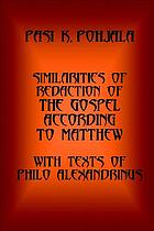 Similarities of redaction of the Gospel according to Matthew, with texts of Philo Alexandrinus