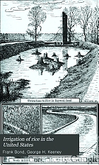 Irrigation of rice in the United States.