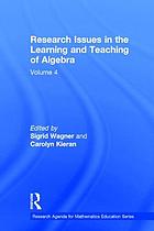 Research issues in the learning and teaching of algebra
