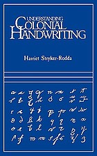 Understanding colonial handwriting