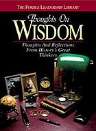 Thoughts on wisdom.