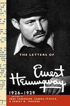The letters of Ernest Hemingway. Volume 3, 1926-1929