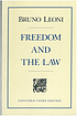 Freedom and the law de Bruno Leoni