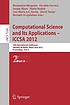 Computational science and its applications-- ICCSA... by Beniamino Murgante