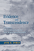 Evidence and transcendence : religious epistemology... por Anne E Inman