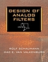 Design of analog filters por  Rolf Schaumann 
