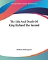 The life and death of King Richard por William Shakespeare