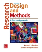 Research design and methods: a process approach