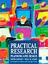 Practical research : planning and design 저자: Paul D Leedy