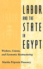 Labor and the state in Egypt : workers, unions, and economic restructuring