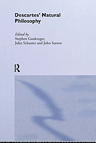 Descartes' natural philosophy