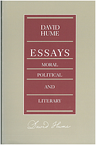 Essays, moral, political, and literary