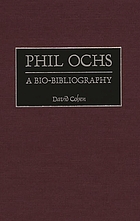 Phil Ochs : a bio-bibliography