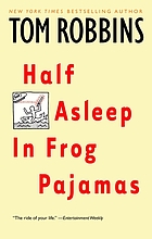 Half asleep in frog pajamas