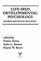 Life-span developmental psychology : intergenerational relations