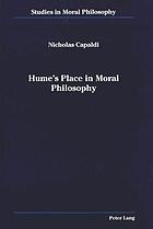 Hume's place in moral philosophy