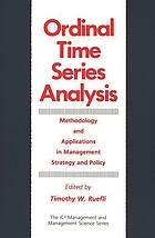Ordinal time series analysis : methodology and applications in management strategy and policy