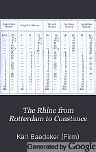 The Rhine from Rotterdam to Constance : handbook for travellers