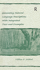 Generating natural language descriptions with integrated text and examples