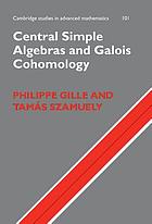 Central simple algebras and Galois cohomology
