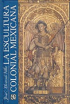 La escultura colonial mexicana