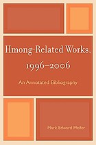Hmong-related works, 1996-2006 : an annotated bibliography