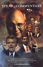Speak commentary : the big little book of fake DVD commentaries ...