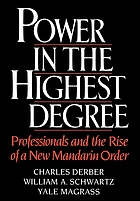 Power in the highest degree : professionals and the rise of a new Mandarin order