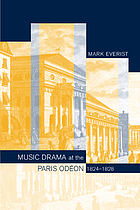 Music drama at the Paris Odéon, 1824-1828