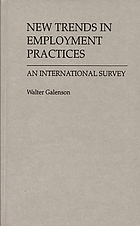 New trends in employment practices : an international survey