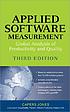 Applied software measurement : global analysis... 著者：  Capers Jones 