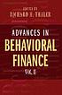 Advances in behavioral finance by Richard H Thaler