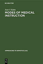 Modes of medical instruction : a semiotic comparison of textbooks of medicine and popular home medical books