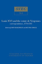 Louis XVI and the comte de Vergennes : correspondence 1774-1787