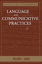 Language & communicative practices
