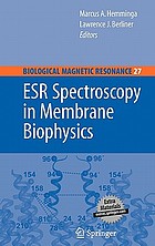 ESR spectroscopy in membrane biophysics