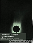 The 1900 solar eclipse expedition of the Astrophysical observatory of the Smithsonian institution.