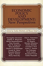 Economic policy and development : new perspectives