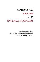 Readings on fascism and national socialism