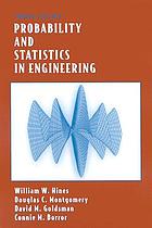 Probability and statistics in engineering