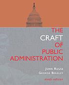 The craft of public administration