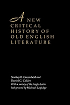 A new critical history of Old English literature