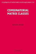 Combinatorial matrix classes