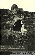 Preliminary report on a visit to the Navaho National Monument, Arizona