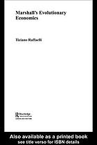 Marshall's evolutionary economics